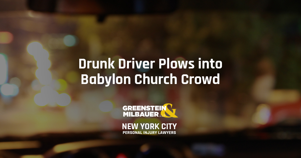 Drunk Driver Plows into Babylon Church Crowd