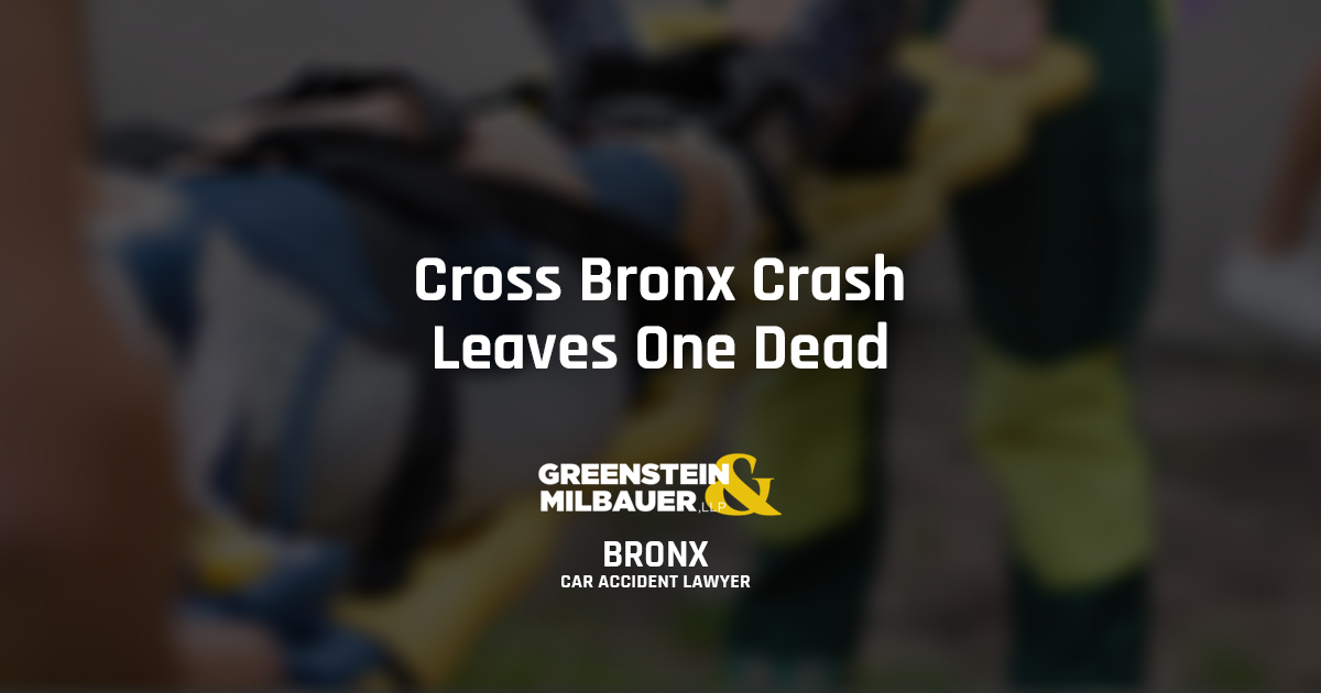 Cross Bronx Crash Leaves One Dead