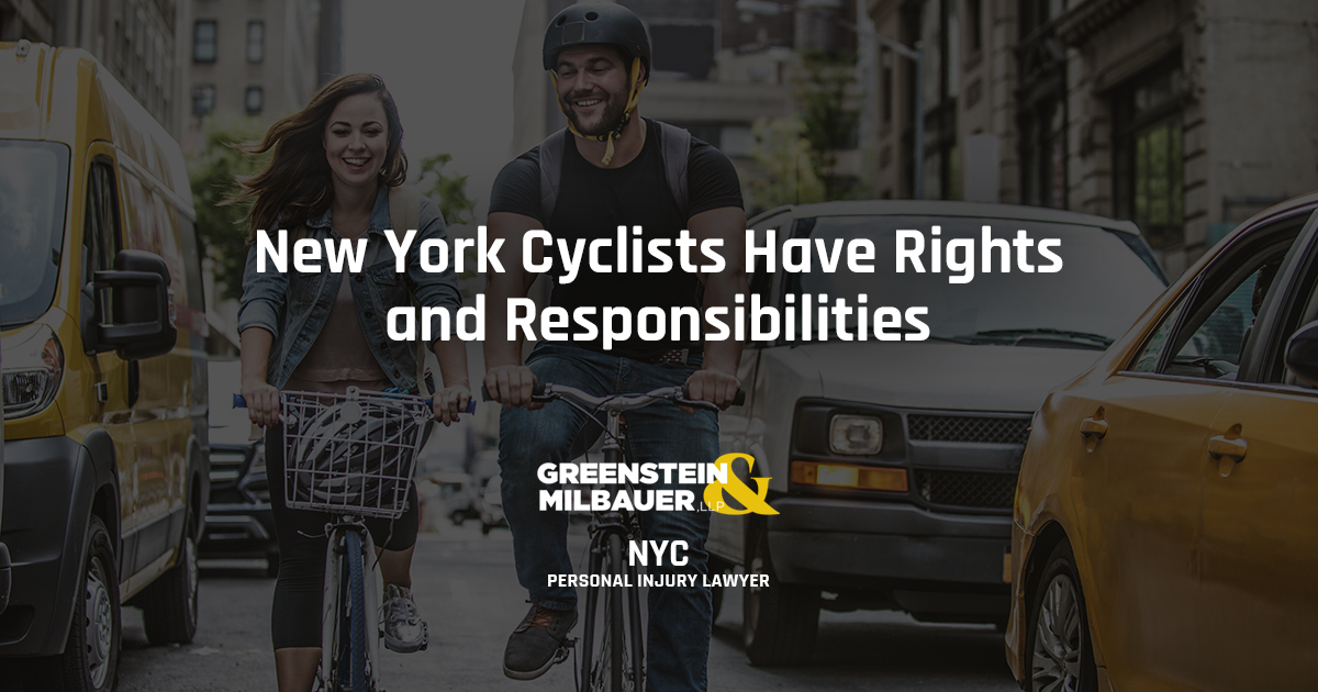New York Cyclists Have Rights and Responsibilities
