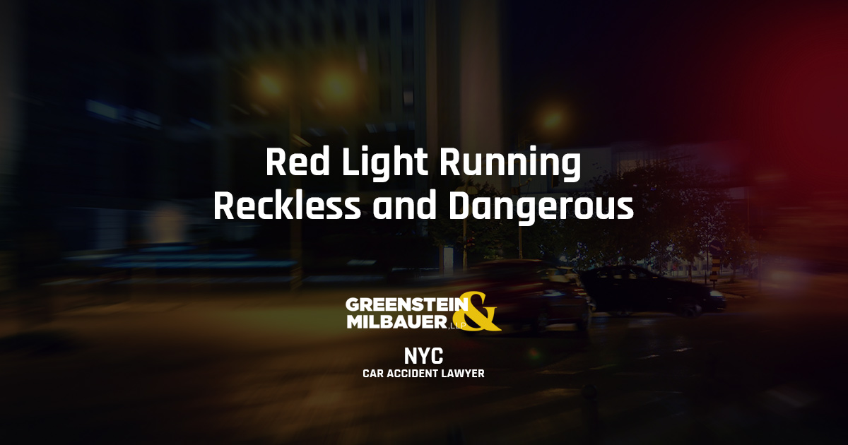 Red Light Running Reckless and Dangerous