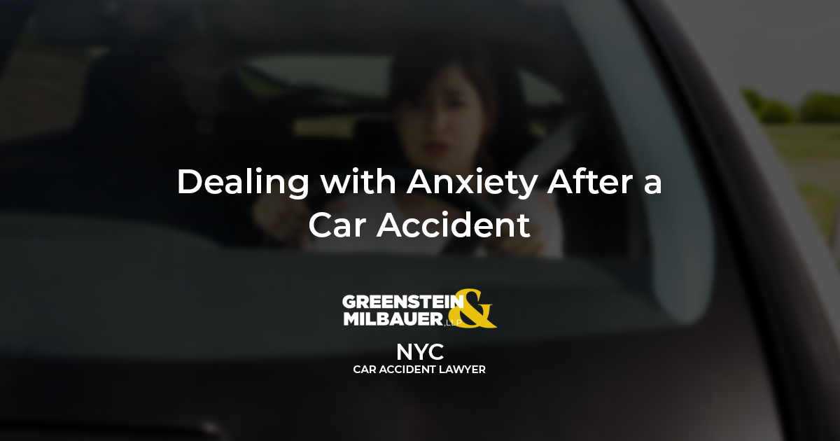 Dealing with Anxiety after a Car Accident
