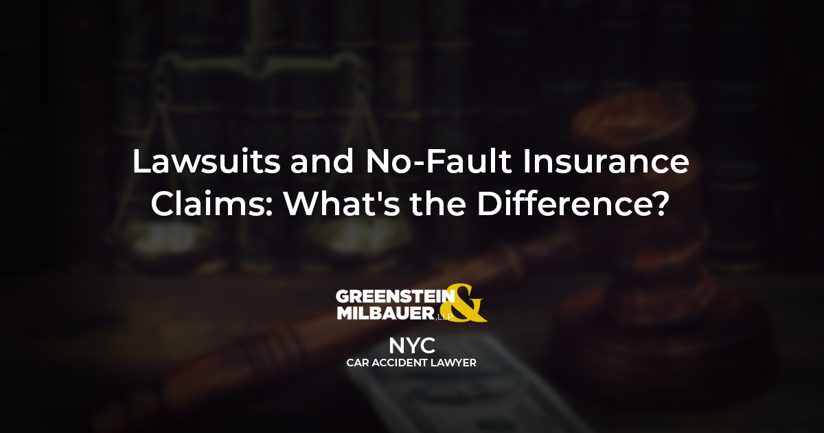Lawsuits and No-Fault Insurance Claims: What’s the Difference?