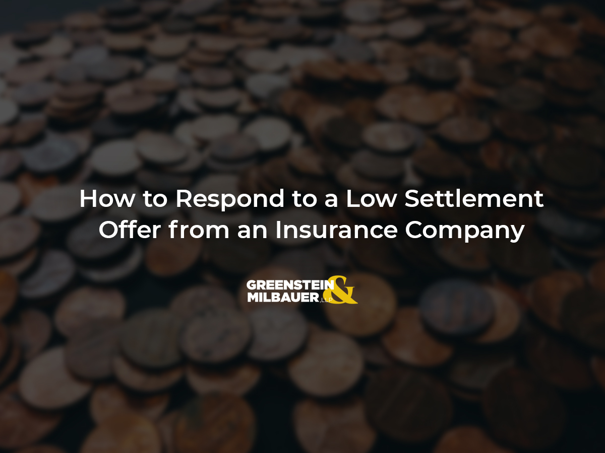 How to Respond to a Low Settlement Offer from an Insurance Company
