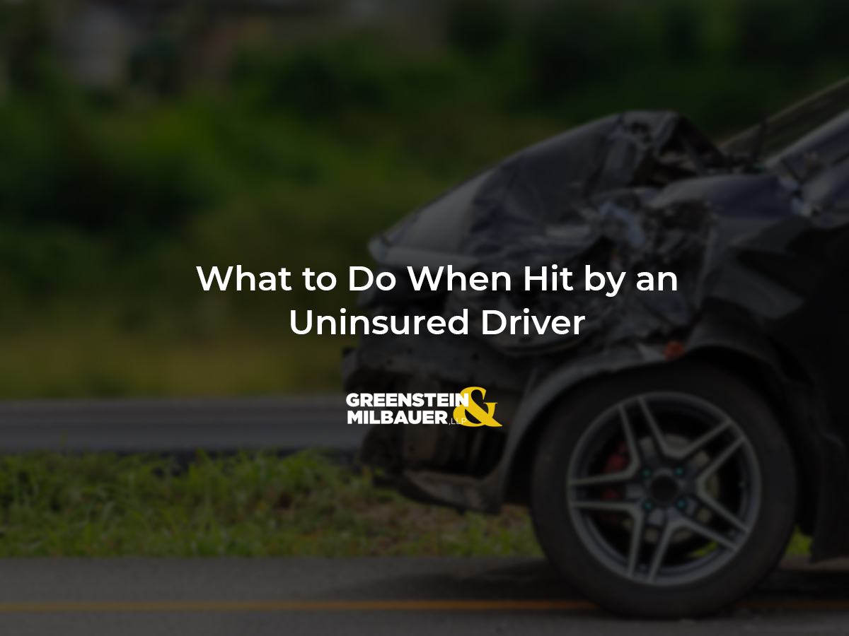 What to Do When Hit by an Uninsured Driver
