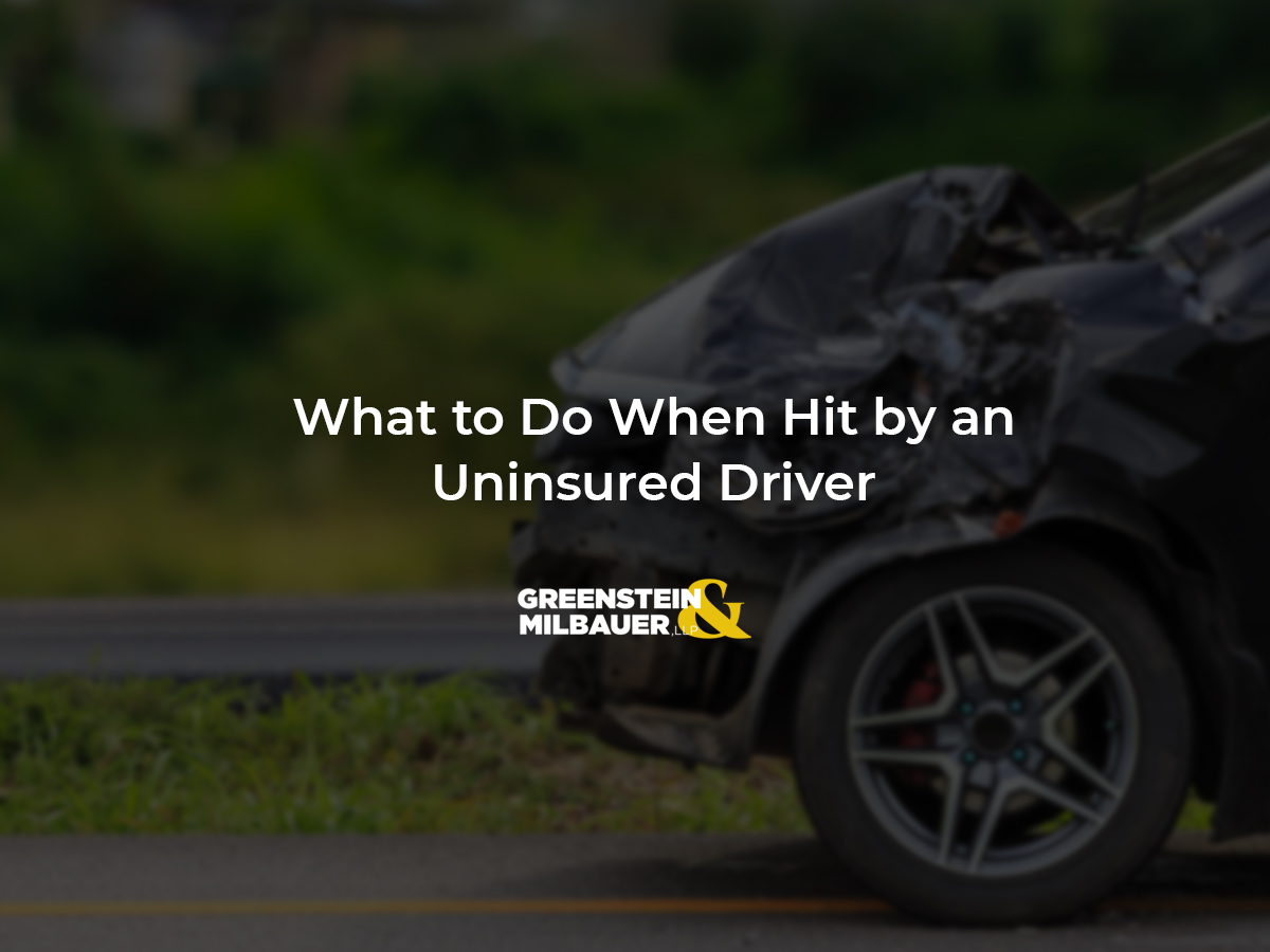 What to Do When Hit by an Uninsured Driver