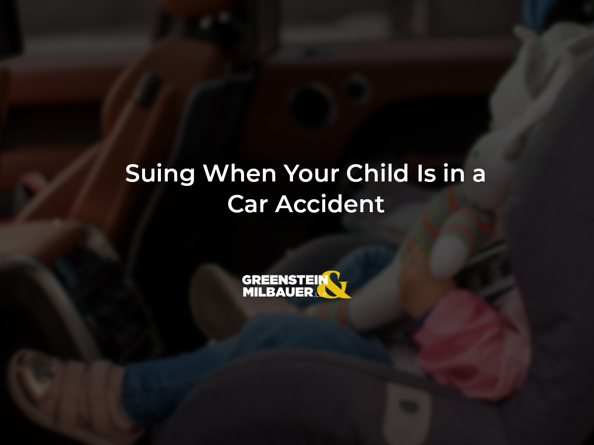 Suing When Your Child Is in a Car Accident