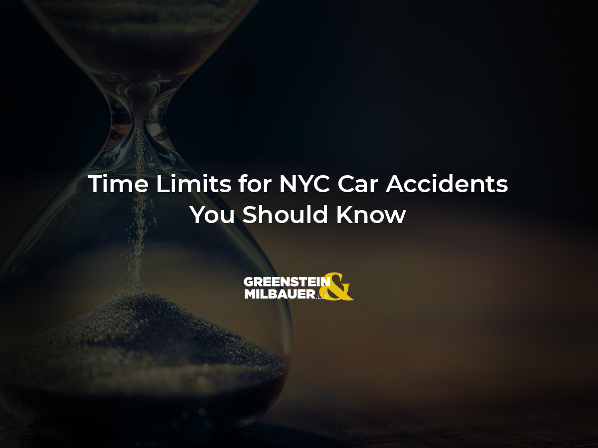 Time Limits for NYC Car Accidents You Should Know